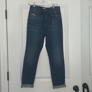 Madewell high rise slim fit boyjean